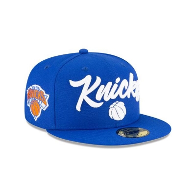 Sapca New Era New York Knicks NBA NBA Draft Alternate 59FIFTY Fitted - Albastri